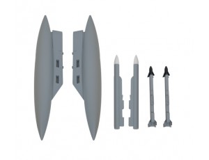 Arrows F-15 Eagle Twin 64mm EDF Jet Dummy Armament Set